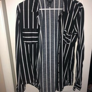 Long sleeve button-down dress shirt